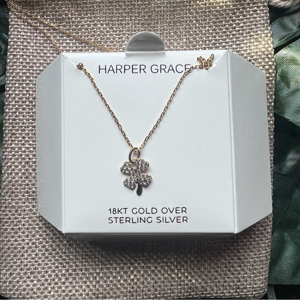 Harper Grace Four Leaf Clover Necklace